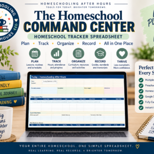 Homeschool Tracker Spreadsheet: The Homeschool Command Center