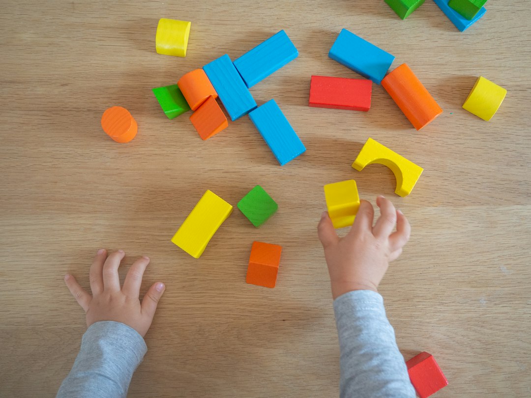 Colorful shape toys for toddler learning