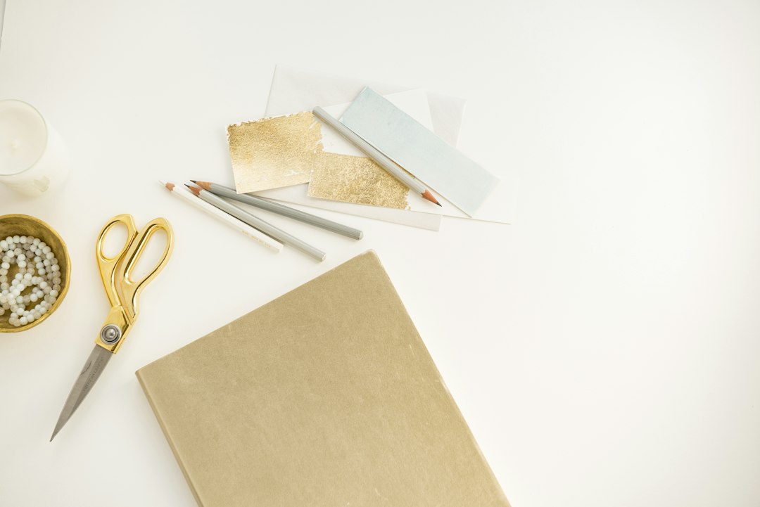 Craft paper and scissors for creative learning